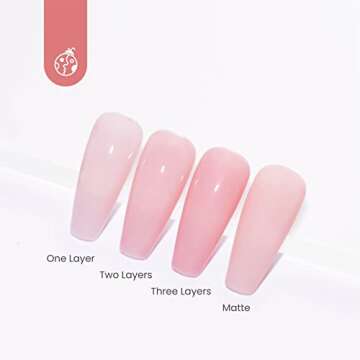 Beetles Gel Nail Polish 15ml Pink Gel Polish Nude Pink Gel Polish Jelly Gel Nail Polish Skin Tones Soft Natural Pink Gel Polish Soak Off U V LED Nail Lamp Gel Polish