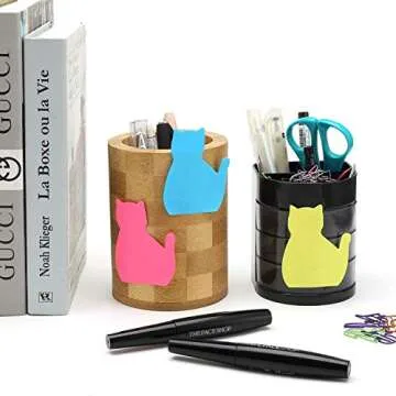 180 Sheets Cat Sticky Notes Set, Cat Lover Gifts for Women, Cute Cat Office Supplies, Office Desk Accessories for Work School Office