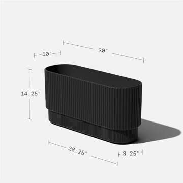 Versatile Veradek Demi Long Planter for Stylish Gardens