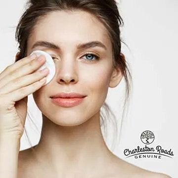 Natural Biodegradable Facial Sponges - 100 Count - Gentle Cleansing