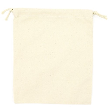 Reusable Cotton Canvas Muslin Drawstring Bags Pack of 2