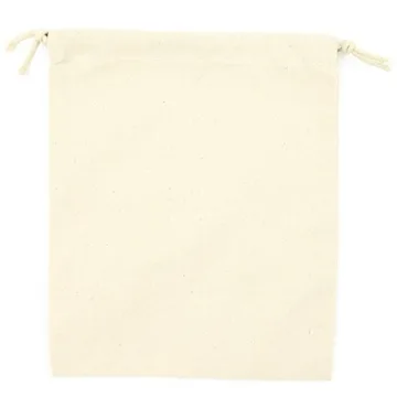 Reusable Cotton Canvas Muslin Drawstring Bags Pack of 2