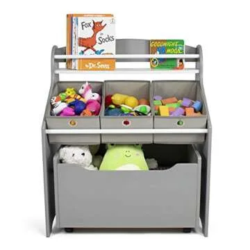 Humble Crew 3-in-1 Kids Bookshelf and Toy Organizer