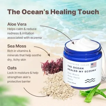 Ocean Healed Eczema Cream with Sea Moss for Sensitive Skin