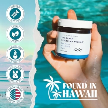Ocean Healed Eczema Cream with Sea Moss for Sensitive Skin