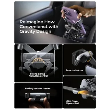 Secure AINOPE Car Phone Mount – Eco-Friendly Holder for All Phones