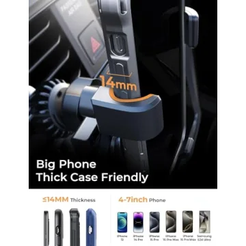 Secure AINOPE Car Phone Mount – Eco-Friendly Holder for All Phones