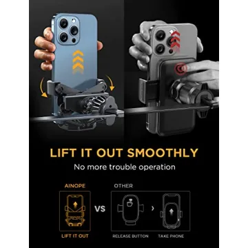 Secure AINOPE Car Phone Mount – Eco-Friendly Holder for All Phones