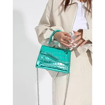 Chic Jusavie Silver Crossbody Bag for Women 2023