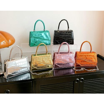 Chic Jusavie Silver Crossbody Bag for Women 2023