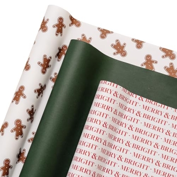 Elegant Merry Market Christmas Wrapping Paper Set