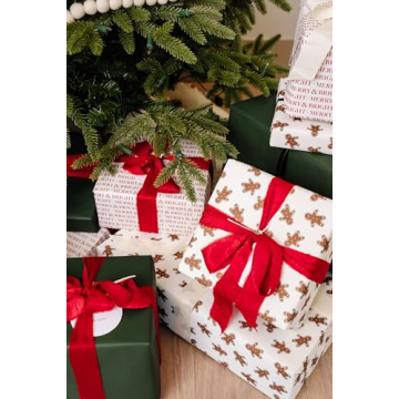 Elegant Merry Market Christmas Wrapping Paper Set
