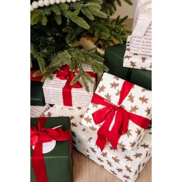 Elegant Merry Market Christmas Wrapping Paper Set