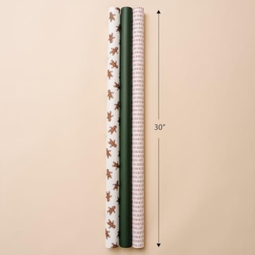 Elegant Merry Market Christmas Wrapping Paper Set