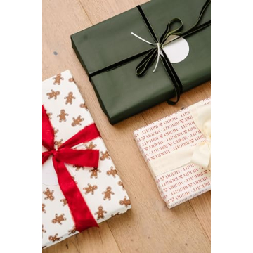 Elegant Merry Market Christmas Wrapping Paper Set