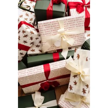 Elegant Merry Market Christmas Wrapping Paper Set