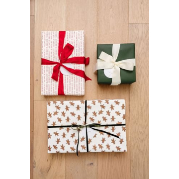 Elegant Merry Market Christmas Wrapping Paper Set