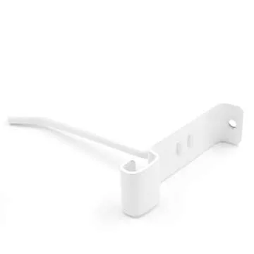 SSWBasics 4 inch White Peg Hook for Wire Grid - Pack of 50 - Durable Grid Wall Accessory - Perfect Gridwall Hooks for Retail, Thrift, Boutique, Garage, Home Organization and Display