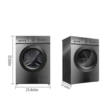 Compact 24 Inch Washer Dryer 5 cu.ft Ventless Steam Care