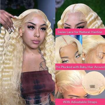 FABEAUTY 613 Lace Front Wig Human Hair HD Lace Wig
