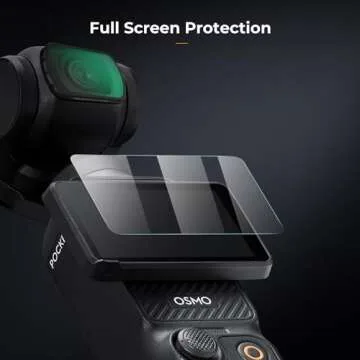 K&F Concept Magnetic Black Diffusion 1/4 Filter for DJI Osmo Pocket 3, Creative Mist Cinematic Effect Filters for Osmo Pocket 3 Creator Combo