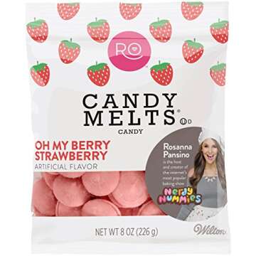 Wilton Strawberry Candy Melts, 0.3 pounds