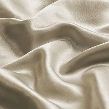 BEDELITE Satin Pillowcase for Hair and Skin, Super Soft and Cooling Similar to Silk Pillow Cases 2 Pack with Envelope Closure, Gift for Women Men(20"x40" King Size, Taupe)