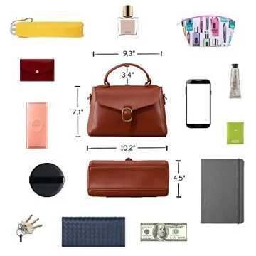 Vintage Vegan Leather Flap Top Handle Bag For Women Olive Green Retro Satchel Casual Purse Simple Shoulder Classic Handbag