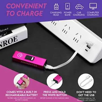 Compact AIMHUNTER Mini Volt Stun Gun for Women