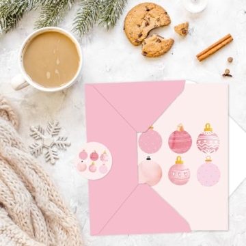 Whaline 36 Pack Christmas Greeting Cards with Envelopes and Stickers