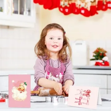 Whaline 36 Pack Christmas Greeting Cards with Envelopes and Stickers