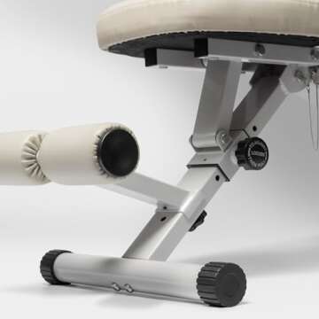 WeGym Fitness Bench - Adjustable & Comfortable Home Gym Bench