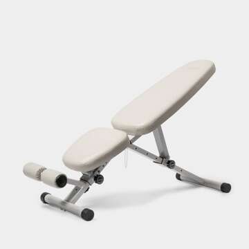 WeGym Fitness Bench - Adjustable & Comfortable Home Gym Bench