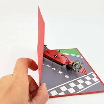 Formula One 3D Pop Up Greeting Card for All Occasions
