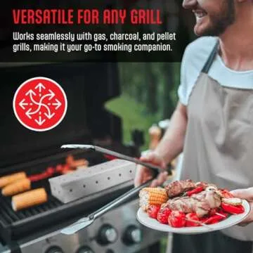 Kaluns Stainless Steel Smoker Box for Any Grill