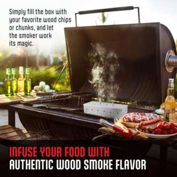 Kaluns Stainless Steel Smoker Box for Any Grill