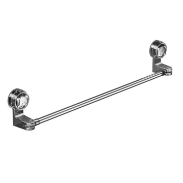 Suction Cup Towel Bar 12~22 Inch Expandable Removeable Bathroom Towel Holder Stainless Steel Bathroo...