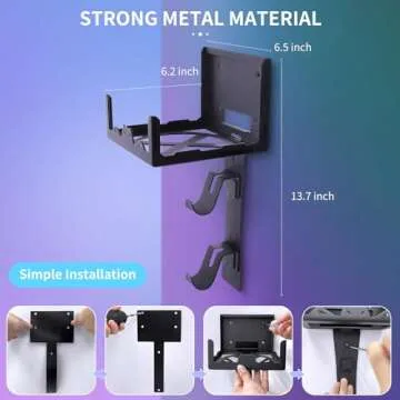 BracNova Wall Mount Kit for Xbox Series X - Durable & Secure