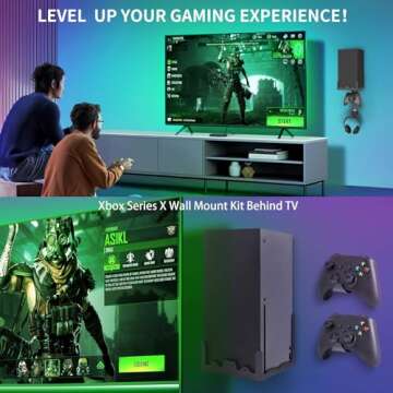 BracNova Wall Mount Kit for Xbox Series X - Durable & Secure