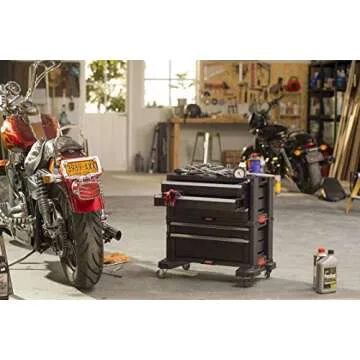 Keter 240762 5 Drawer Modular Garage & Tool Organizer, Black