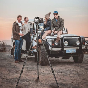 Lightweight NEEWER Carbon Fiber Tripod for DSLR & Smartphone