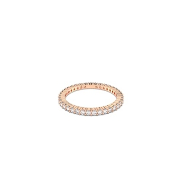 Swarovski Vittore Ring - Stunning Rose Gold with Sparkling Crystals - Size 6