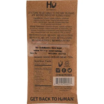Hu Kitchen Chocolate Cashew Vanilla Bar 2.1 oz Pack