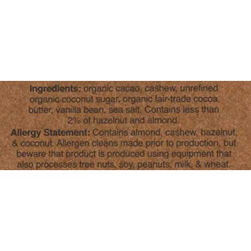 Hu Kitchen Chocolate Cashew Vanilla Bar 2.1 oz Pack