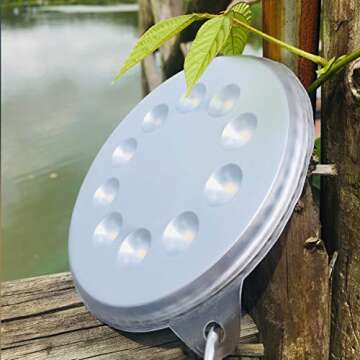 AIDIER Solar Panel Lights for Camping and Outdoors