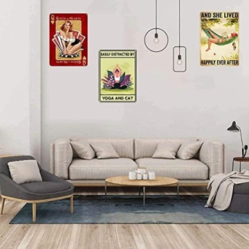 Mvgges Funny Novelty Tin Sign for Home & Bar Decor