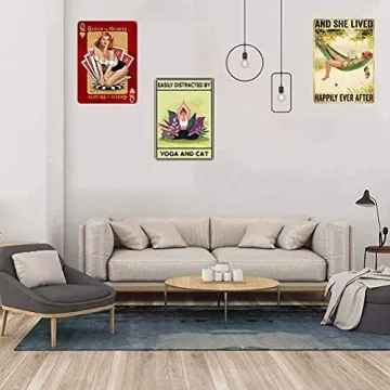 Mvgges Funny Novelty Tin Sign for Home & Bar Decor