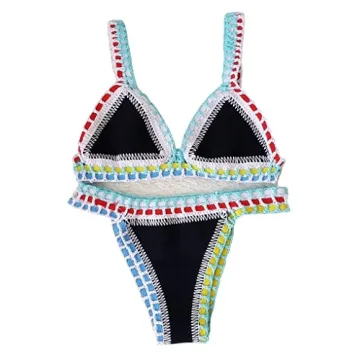 Reversible Crochet Triangle Bikini Set for Summer Fun
