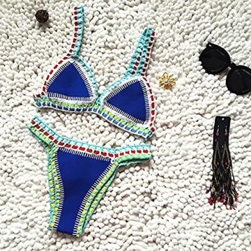 Reversible Crochet Triangle Bikini Set for Summer Fun
