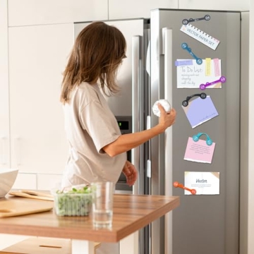 SUNFICON Magnetic Cord Organizers - 6 Pack Silicone Clips